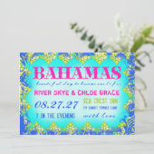 BAHAMAS 2 Destination Invite Kaart (Staand voorkant)