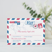 Bahamas Air Mail Wedding RSVP (Debout devant)