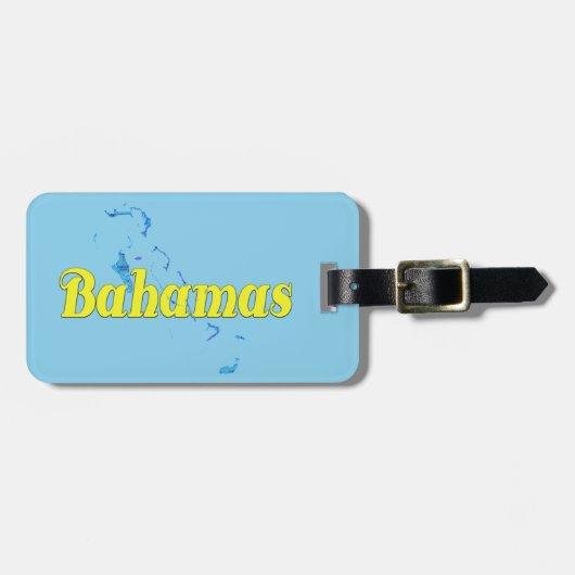 Bahamas Bagagelabel (Voorkant horizontaal)