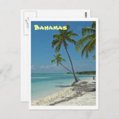 Bahamas Beach Post Card Briefkaart (Voorkant / Achterkant)