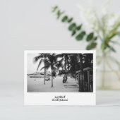 Bahamas Beach scène Briefkaart (Staand voorkant)