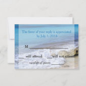 BAHAMAS BEACH SHORE Wedding RSVP (Achterkant)