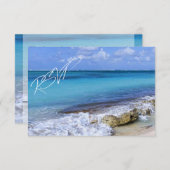 Bahamas Beach Wedding RSVP (Voorkant / Achterkant)