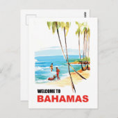 Bahamas Briefkaart (Voorkant / Achterkant)