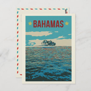 Bahamas Carriboon, typisch Briefkaart van het land