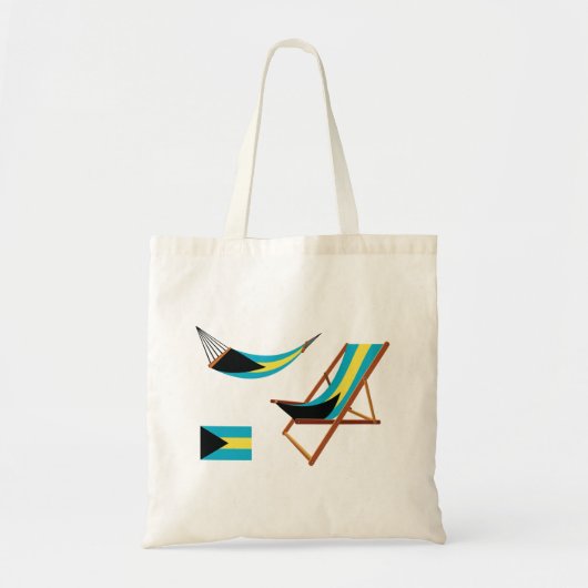 Bahamas Chairs Canvas tas (Voorkant)