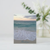 Bahamas coucher de soleil merci carte postale (Debout devant)