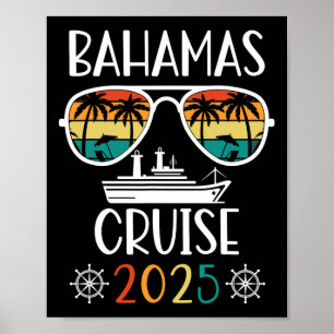 Bahamas Cruise 2025 Vakantie reis Matching Familie Poster