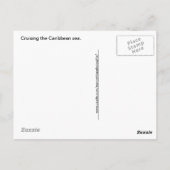 Bahamas Cruise - Turquoise Wake Briefkaart (Achterkant)