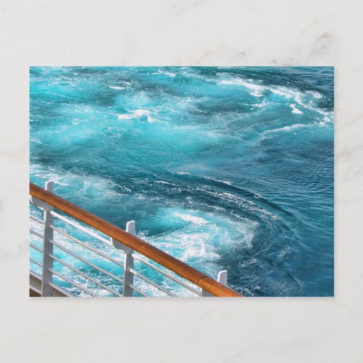Bahamas Cruise - Turquoise Wake Briefkaart (Voorkant)