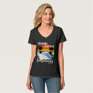 Bahamas Cruise zee 2023 Familie Vriend Groep Reize T-shirt