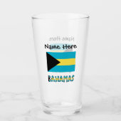 Bahama's en Bahamaanse vlag - Speciaal Glas (Voorkant)