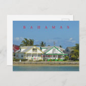 Bahamas Espagne Wells maisons vue carte postale (Devant / Derrière)