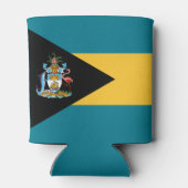 Bahamas Flag Blikjeskoeler (Achterkant)
