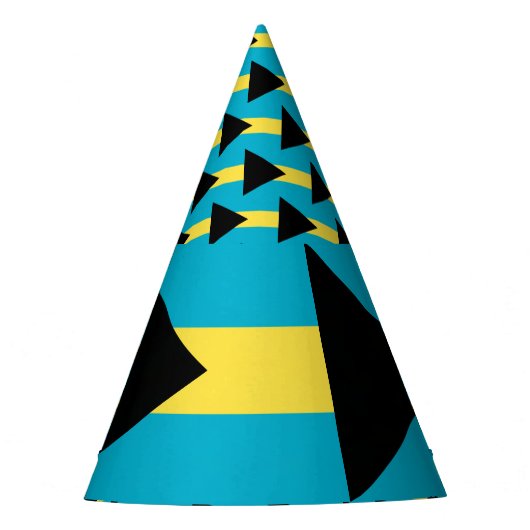 Bahamas Flag Feesthoedjes (Voorkant)