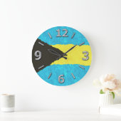 BAHAMAS FLAG GROTE KLOK (Huis)