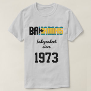 Bahamas Flag Independence Celebration T-shirt