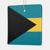 Bahamas Flag Keramisch Ornament (Links)