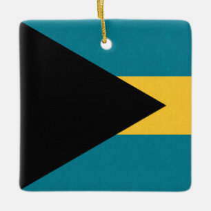 Bahamas Flag Keramisch Ornament