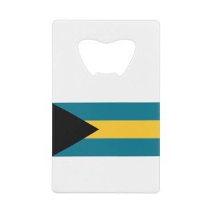 Bahamas Flag Kredietkaart Flessenopener