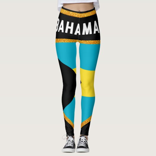 Bahamas Flag Leggings (Voorkant)