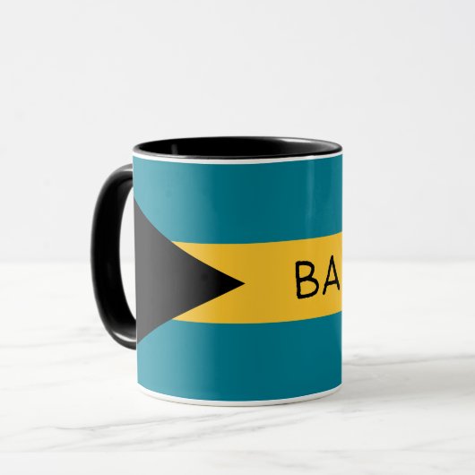 Bahamas Flag Mok (Voorkant links)