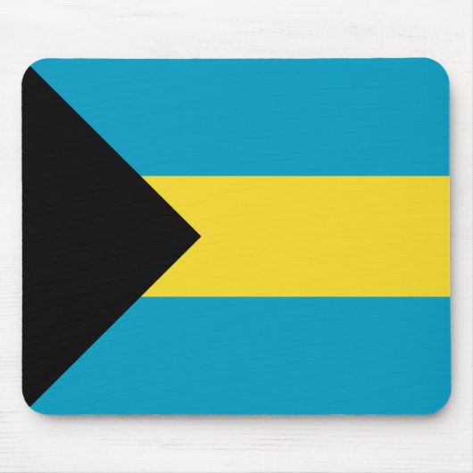 Bahamas Flag Mousepad Muismat (Voorkant)