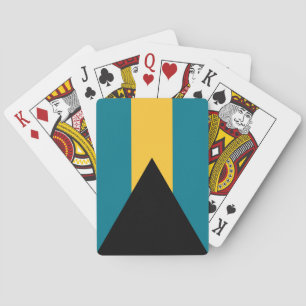 Bahamas Flag Pokerkaarten