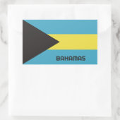 Bahamas Flag Rechthoekige Sticker (Tas)