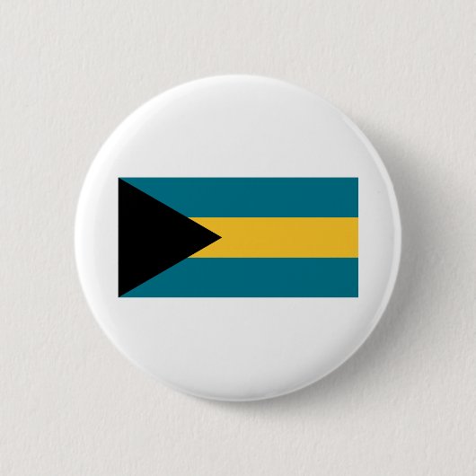 Bahamas Flag Ronde Button 5,7 Cm (Voorkant)