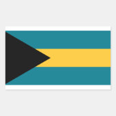 Bahamas Flag Sticker (Voorkant)