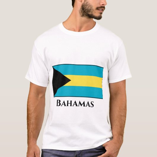 Bahamas Flag T-shirt (Voorkant)