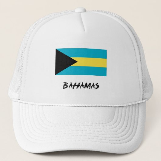 Bahamas Flag Trucker Pet (Voorkant)