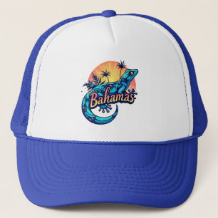 Bahamas Gecko Caribisch Trucker Pet