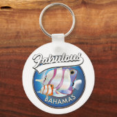 Bahama's geweldige logo sleutelhanger (Voorkant)
