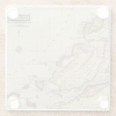 Bahamas Glazen Onderzetter (Achterkant)