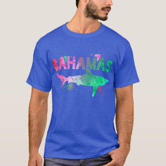 Bahamas Haaienduin Kunst T-shirt
