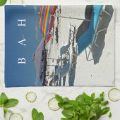 Bahamas Harbor Island Beach vue sur la serviette d (Plié)