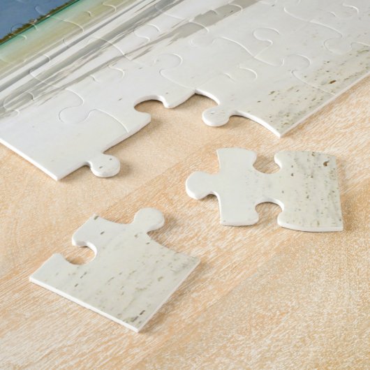 Bahamas Harbour Island vue sur la plage puzzle (Côté)