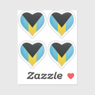 Bahamas liefdesvlag trots hart sticker