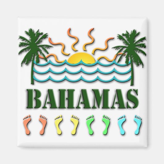 Bahamas Magneet (Voorkant)