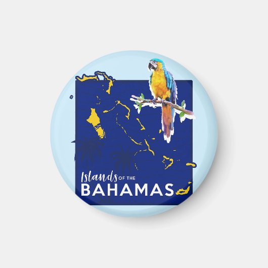 Bahamas Magnet Vacances Croisière Bahamas Carte Pa (Devant)