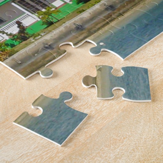 Bahamas maisons vue puzzle (Côté)