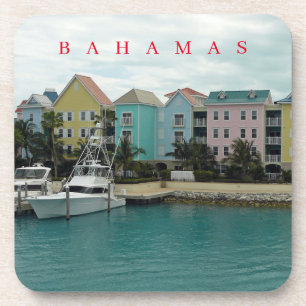 Bahamas Marina Village uitzicht onderzetters