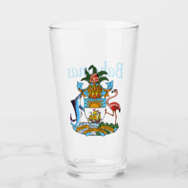Bahama's met wapen (Caribisch paradijs) Glas