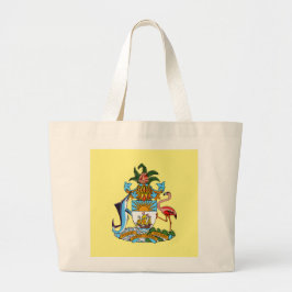 Bahama's met wapen (Caribisch paradijs) Grote Tote Bag