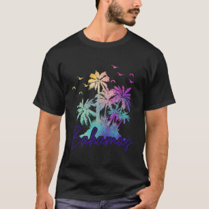 Bahamas Nassau Palm Trees Vacking T-shirt