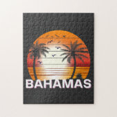 Bahamas Palm Trees Summer Beach Legpuzzel (Verticaal)