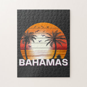 Bahamas  Palm Trees Summer Beach Legpuzzel