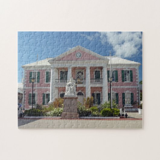 Bahama's Parlementsgebouw uitzicht puzzel Legpuzzel (Horizontaal)